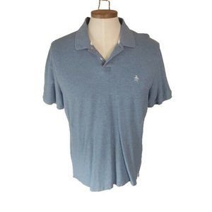 (XL) Extra Large / Penguin / Blue Grey / Men' Polo Shirt *VG Cond. *Pls.Read